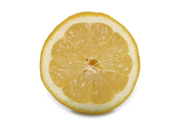 노란색 레몬 열 대 이국적인 과일 절연 — 스톡 사진