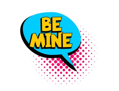 Benim konuşma baloncuğum ol pop sanat komedi metni