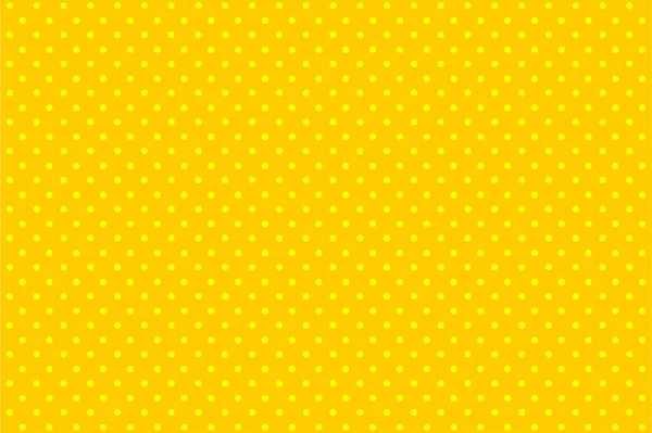 Comic halftone titik kuning latar belakang seni pop retro - Stok Vektor