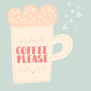 Kahve fincanı vektörü