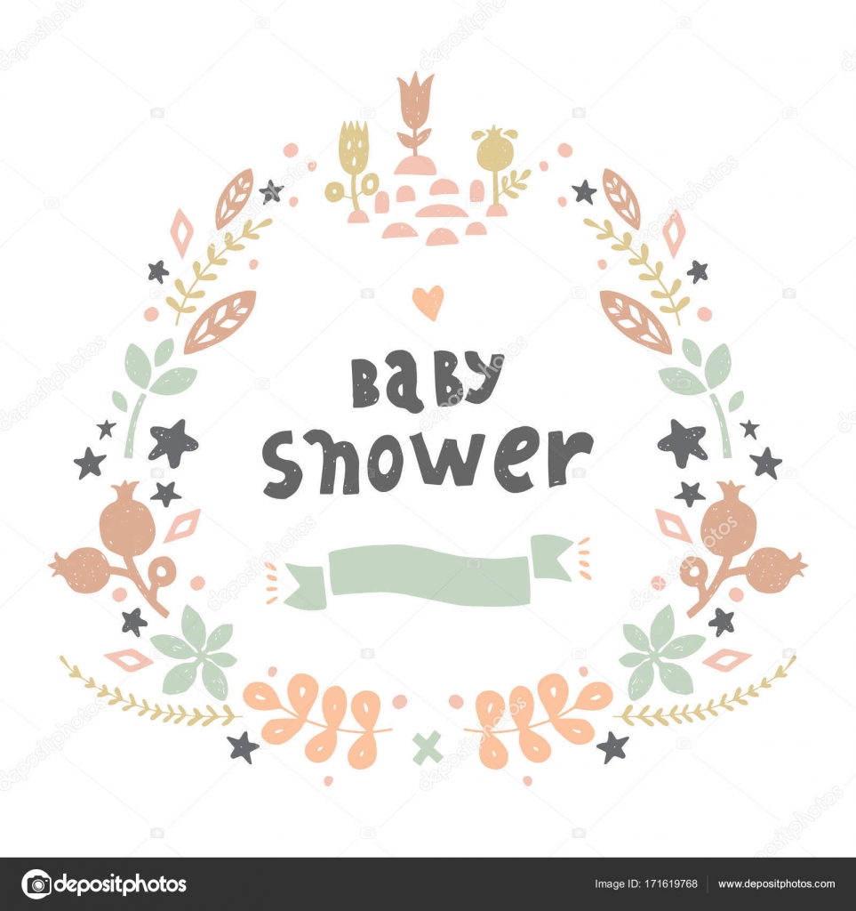 Download vector baby shower — Stock Vector © judeep #171619768