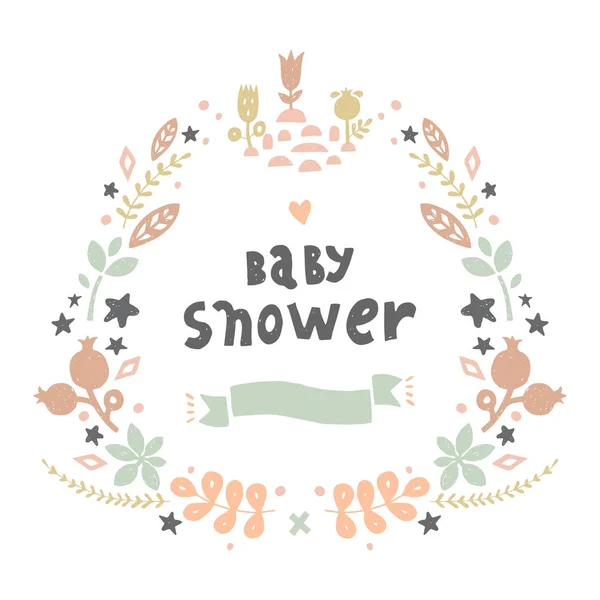Wektor Baby Shower — Wektor stockowy