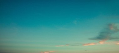 Brezilya Baharı 'nda gün batımında gökyüzü