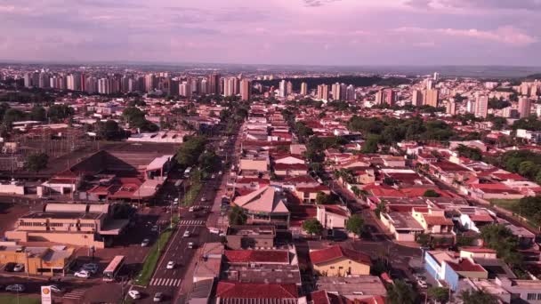 Ribeirao Preto Sao Paulo Brazília December 2019 Idő Múlása Avenue — Stock videók