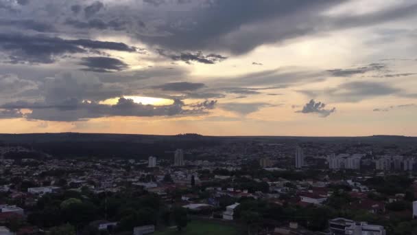 Ribeirao Preto Σάο Πάολο Βραζιλία Δεκεμβρίου 2019 Λήξη Της Λεωφόρου — Αρχείο Βίντεο