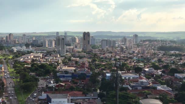 Ribeirao Preto Σάο Πάολο Βραζιλία Δεκεμβρίου 2019 Λήξη Της Λεωφόρου — Αρχείο Βίντεο