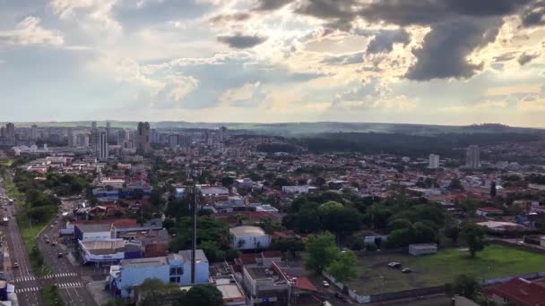 Ribeirão Preto São Paulo Brasil Dezembro 2019 Lapso Tempo Avenida — Vídeo de Stock