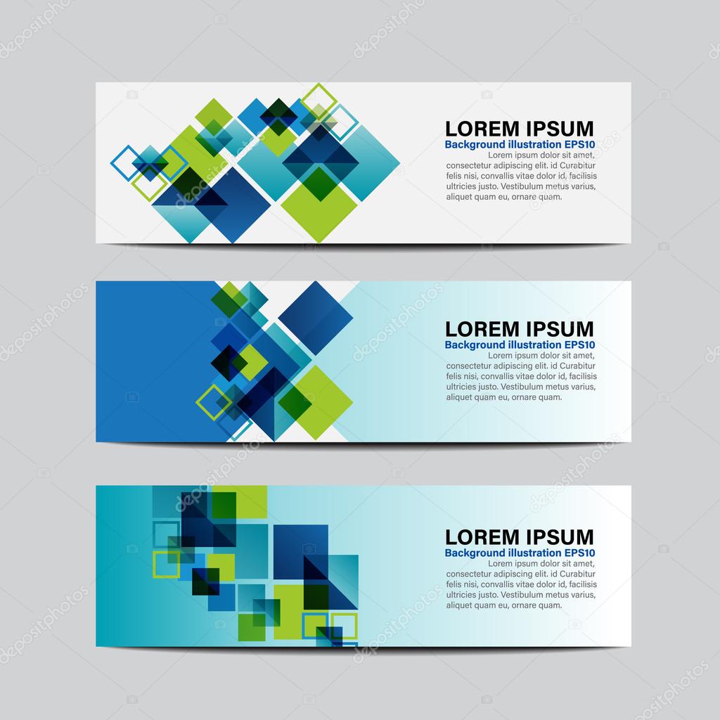 Collection business banner design vector design background template ...