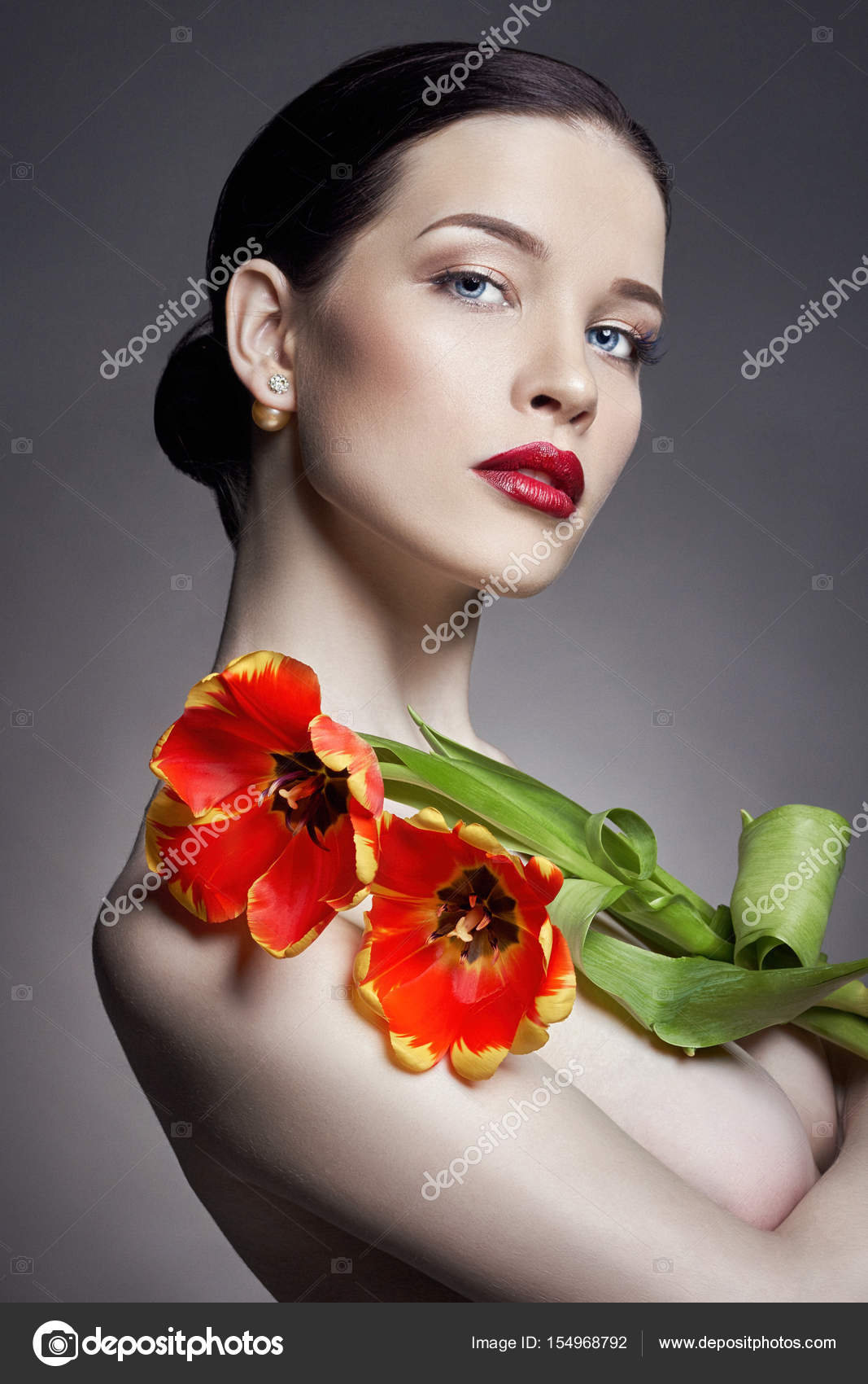 Nude female flower was specially Nude female flower
