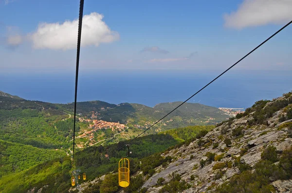 Teleferik görünümüne Elba Adası