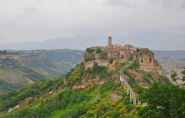 Μεσαιωνικό κάστρο της πόλης Bagnoregio — Φωτογραφία Αρχείου