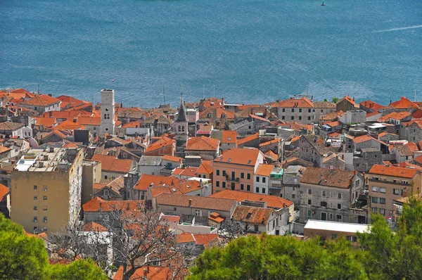 Panorama de la ciudad croata de Sibenik —  Fotos de Stock