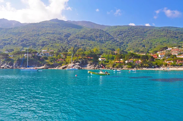 Frühmorgens auf der insel elba — Stockfoto