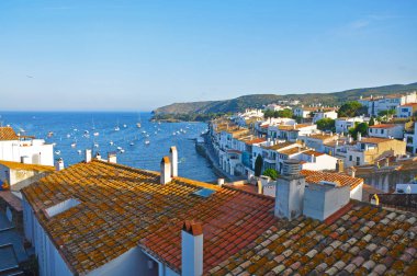 Cadaques bağlantı noktası akşam manzarası