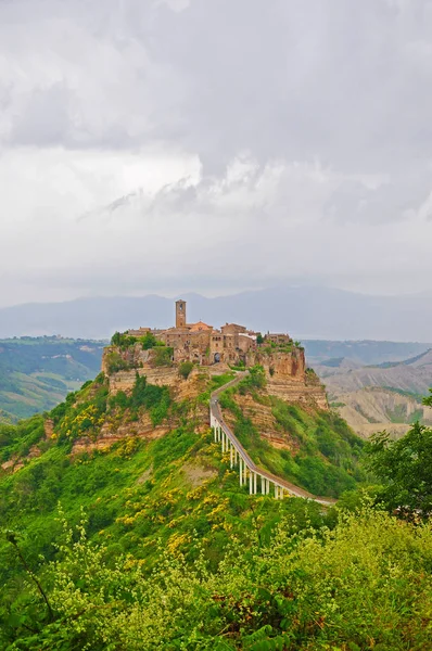 Μεσαιωνικό κάστρο της πόλης Bagnoregio — Φωτογραφία Αρχείου