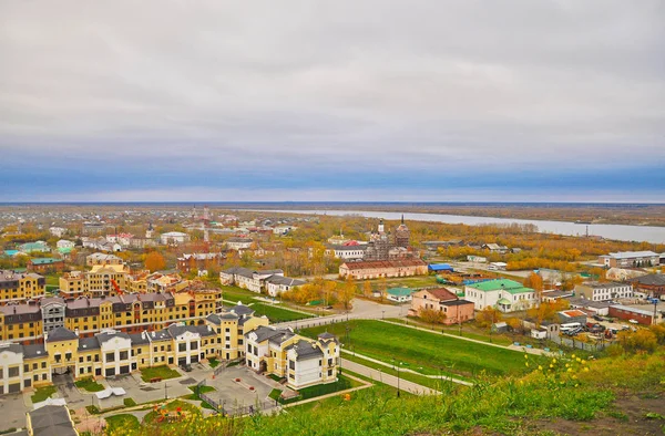 Vista da parte do Piemonte da cidade de Tobolsk, Rússia — Fotografia de Stock