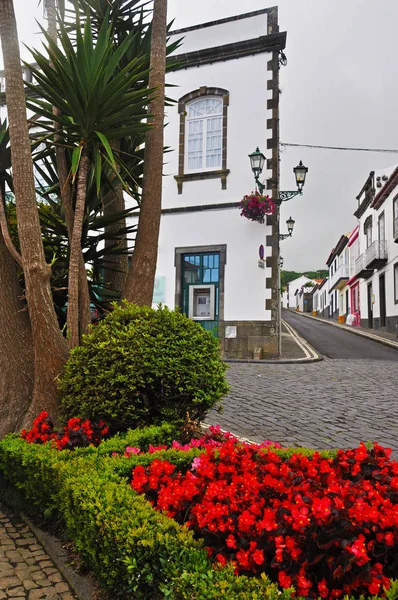 Акуратний вулиці на острові Сан-Мігель — стокове фото