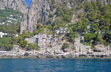 Capri Adası Antik mimari