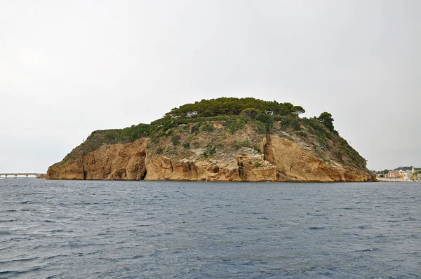 A reserva natural na ilha de Procida — Fotografia de Stock