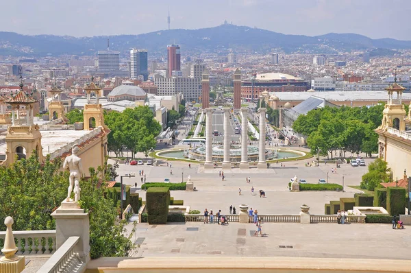 Montjuic, Barselona, İspanya'dan görünüm