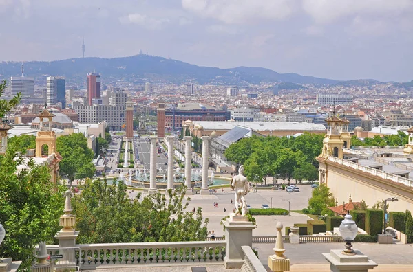Montjuic, Barselona, İspanya'dan görünüm