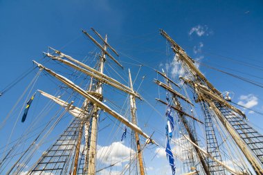 Boylu soylu Yelkenliler yarışları Kotka 2017. Kotka, Finlandiya 16.07.2017.