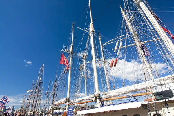 Boylu soylu Yelkenliler yarışları Kotka 2017. Kotka, Finlandiya 16.07.2017.