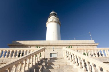 Lighthouse on Cap de Formentor on island Majorca, Balaeric Islands, Spain. clipart
