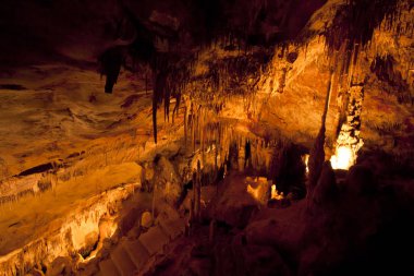 Incide dragon Adası Majorca, İspanya üzerinde mağaralar.