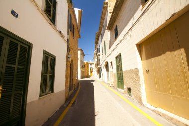 Alcudia Old Town Island Majorca, İspanya 28.06.2017.