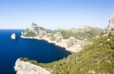 Cap de formentor - Mayorka, İspanya'nın güzel Sahili - Europe.