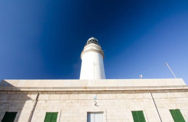 Deniz feneri Cap de Formentor Majorca Adası, Balaeric Adaları, İspanya.