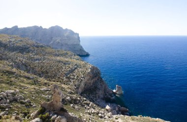 Cap de formentor - Mayorka, İspanya'nın güzel Sahili - Europe.