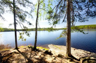 Güzel Gölü Milli Parkı Repovesi, Finlandiya, Güney Karelya '.