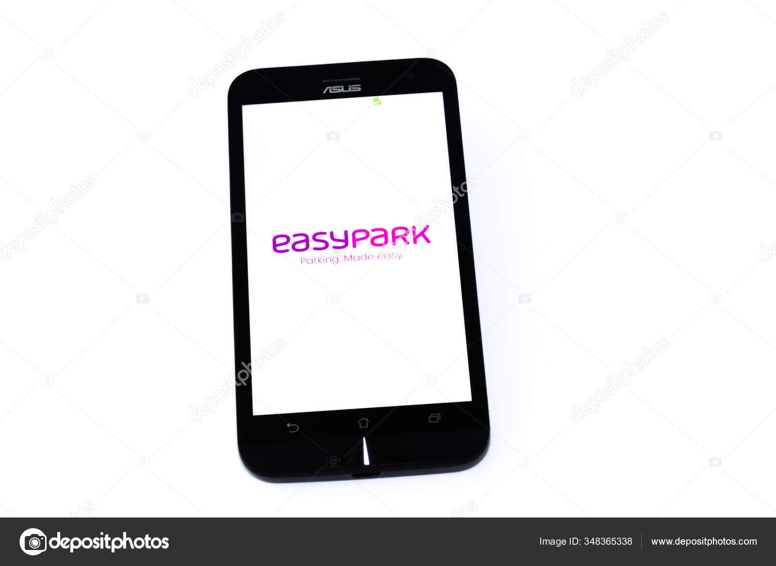 フィンランドのkovola 年1月23日 スマートフォンの画面上のeasyparkアプリのロゴasus ストックエディトリアル用写真 C Elenanoeva