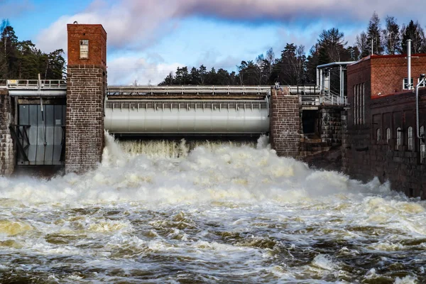 Centrale Hydroélectrique Musée Industriel Ankkapurha Kymijoki River Finlande — Photo