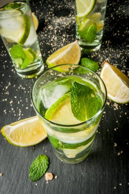 Kireç mojito veya tekila malzemelerle bunun için yenileme 