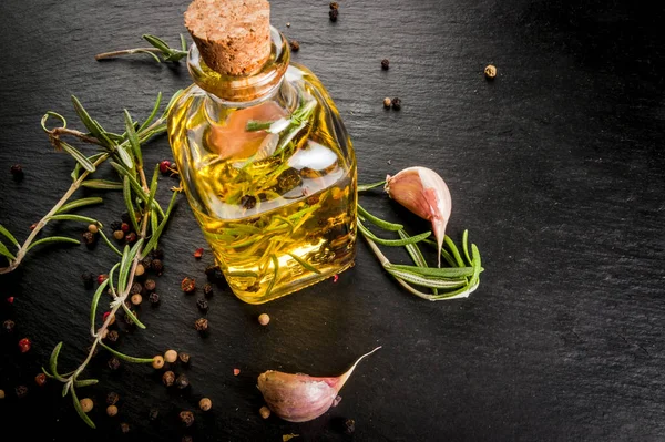 Rosemary essential oil and spices