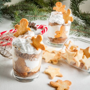 Noel tatlı, komik Ginger Trifle