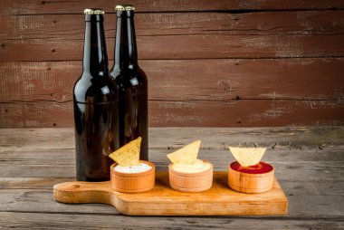 Parti, cips, cips ve bira için snack