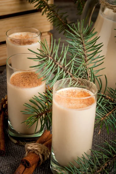Традиционный рождественский коктейль - Irish Cream, Cola de mono — стоковое фото