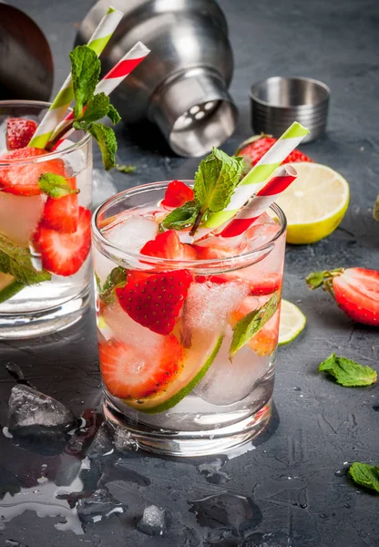 Yaz ferahlatıcı mojito çilek ile