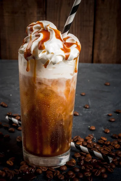 Cold coffee drink frappe (frappuccino)