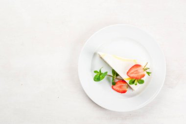 Nane ve çilek Cheesecake