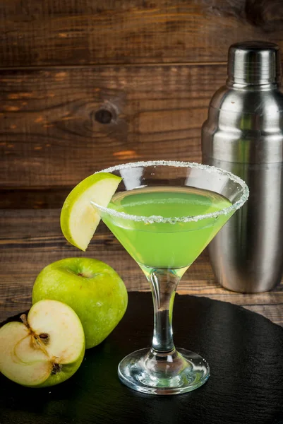 알코올 칵테일 Appletini — 스톡 사진