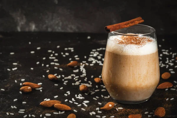 Geleneksel Meksika içki Horchata Latte — Stok fotoğraf