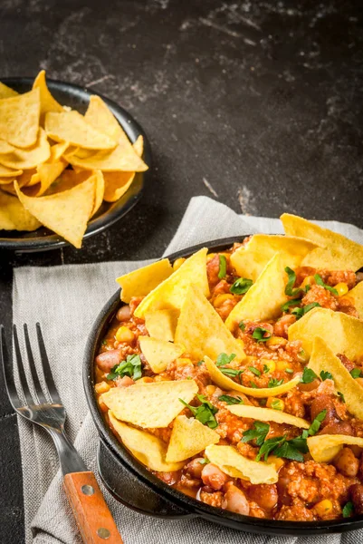 Comida mexicana, chili con carne — Fotografia de Stock