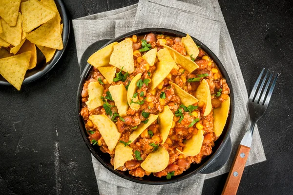 Mexikanisches Essen, Chili con Carne — Stockfoto