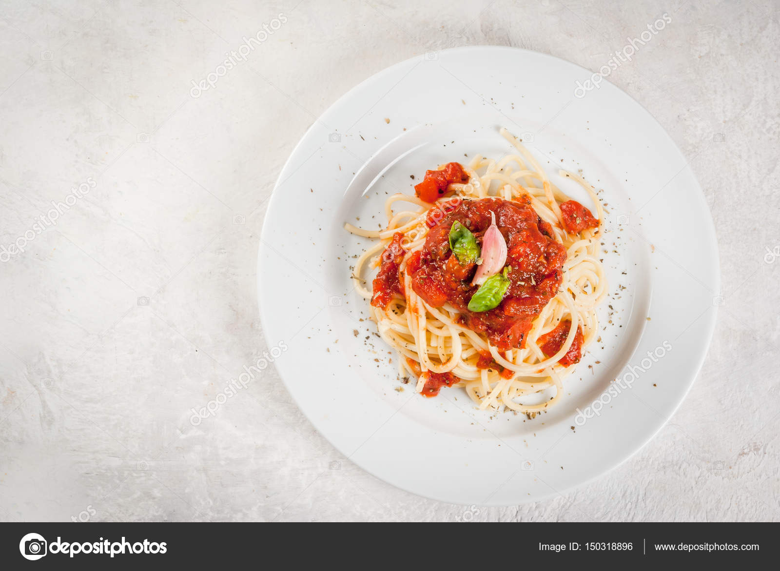 Marinara Soslu Spagetti Marinara Soslu Spagetti