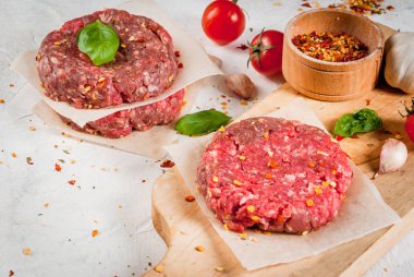 Çiğ kıyma biftek burger